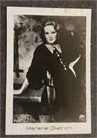 MARLENE DIETRICH: Antique Tobacco Card (1933)