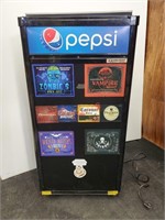 Coolpoint 3 Ft. Electric Pepsi Cooler on Wheels