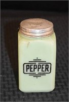 Large Jadeite Pepper Shaker