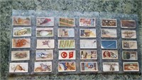Lot of 30 Mix Tobacco Cards from the 1930s 1940s.