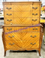 Joerns Bros. Satinwood Tall Dresser (54 x 35 x