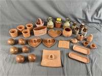 Collection of Clay Pottery, etc.