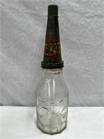 Genuine Wakefield Castrol quart bottle & tin top