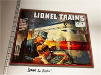 Lionel Trains Metal Sign New