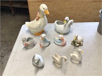 DUCKS AND SWANS