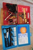 Rivit gun and soldering kit.