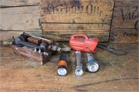 Lot of Torches & Portable Gangers Telephone