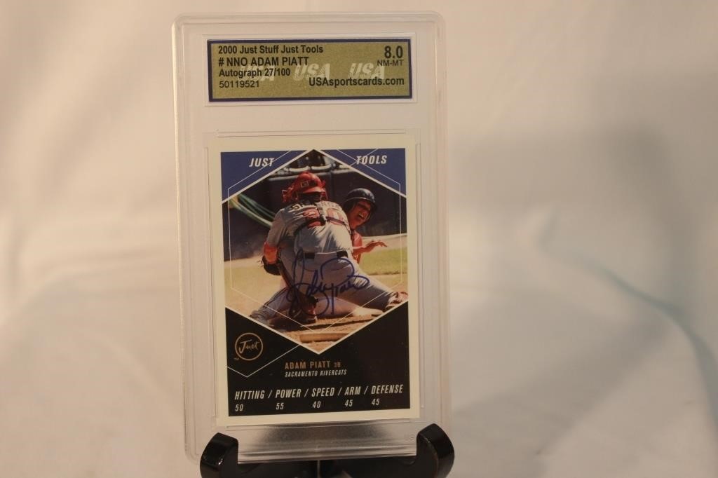 A Graded Autographed Baseball Card