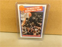 1984 Michael Jordan USA Olympic Rookie Promo Card