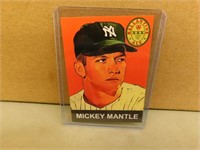 Mickey Mantle Ballantine Ale Baseball Card