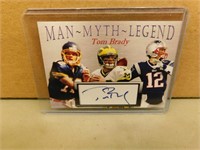 Man Myth Legend Tom Brady Football Card