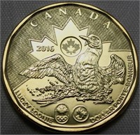 Canada $1 2016 Olympic Loon