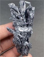 Natural rare Stibnite mineral specimen 31mm x 67mm