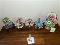 Floral Pottery & Decor Pieces
