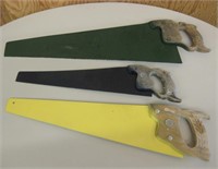 3 - One Side Painted Hand Saws