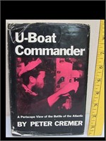 U-BOAT COMMANDER BOOK WITH DUST COVER