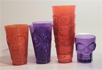 **7CUPS**HALLOWEEN PLASTIC CUPS SKULL DESIGN