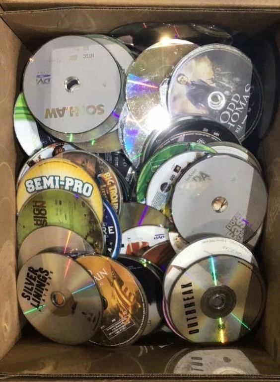 Box of Assorted CD’s & DVD’s