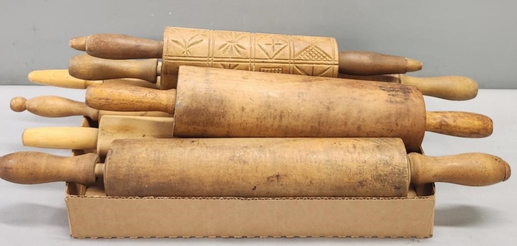 Wood Rolling Pins Country Kitchen Lot