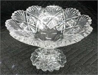 Beautiful Cut Glass Compote