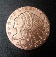 1 Ounce Indian Head Copper Round #2