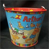 Collectable Arthur Tin Bucket