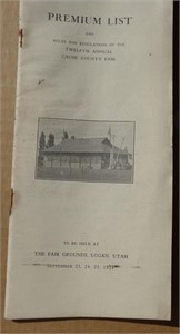 1924Fair Booklet Logan Utah Cache County