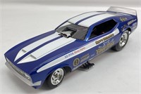 1/18 Auto World 1971 Ford Mustang Funny Car Blue