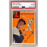 1954 Topps Ted Williams Psa 2