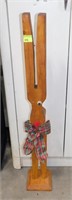 Reindeer Clothespin Stand (40")