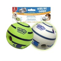 Wobble Wag Giggle Ball 2 Pack- Interactive Dog