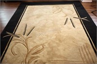 Gold Imperial Hand Craving Area Carpet