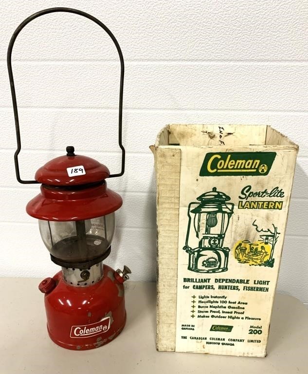 Coleman Lantern T-66 (12"H) NO SHIPPING