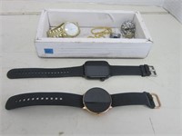 BOX WITH WATCHES AND OTHER