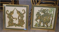 Pair of Oriental Framed Prints
