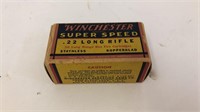 Winchester collectible 22 long rifle cartridges