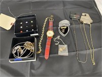 2 Boxes of Watches - Pendant Case & Necklaces