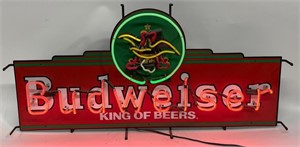 BUDWEISER KING OF BEERS NEON SIGN