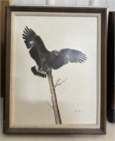 "Golden Eagle" by Bob Story Print 1978