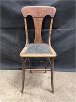 Leather Seated side Chair