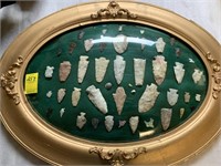 Framed Native American Artifacts