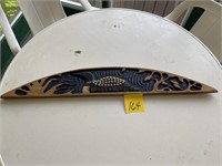 CARVED WOOD LOON ABOVE DOOR DECOR