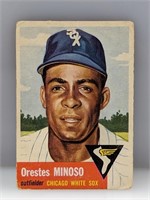 1953 Topps 66 Orestes Minnie Minoso White Sox HOF