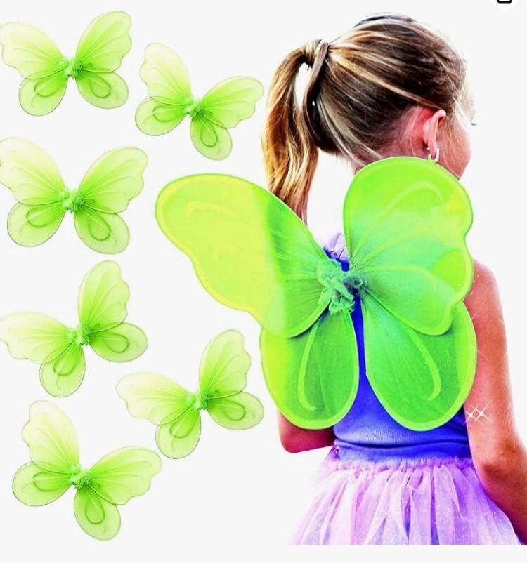 Craze Girls Fairy/Angel/Butterfly Wings12 Pack