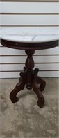 Cherry Marble Top End Table