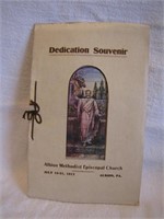 1913 Dedication Souvenir Booklet