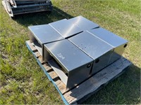 (6) UNUSED STAINLESS STEEL MOUNTING BOXES