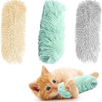 3 Pack Cat Kicker Toys ,11" Long Soft Plush Cat