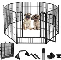 $100  ComSaf Dog Playpen  32 Height 8 Panels Metal