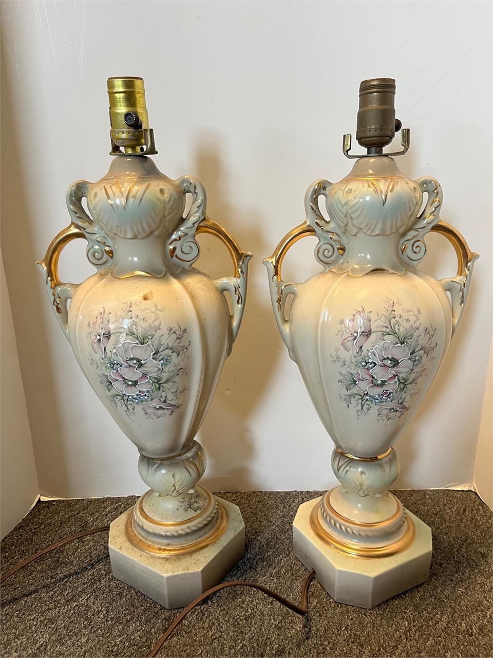 Pair of vintage lamps